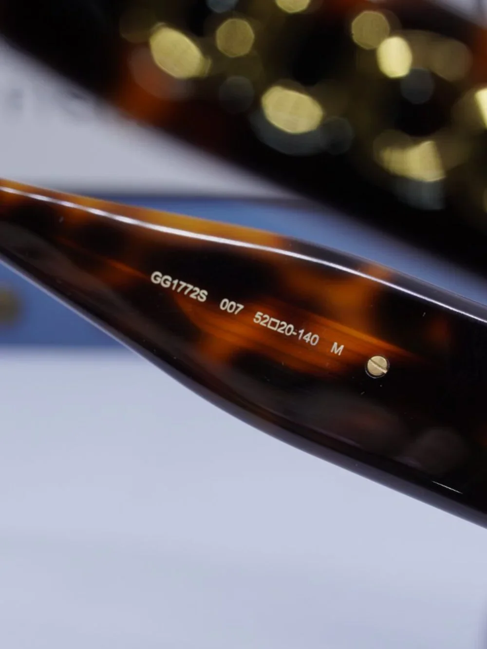 Gucci GG1772S 007 Square Sunglasses - Havana/Brown Mirrored